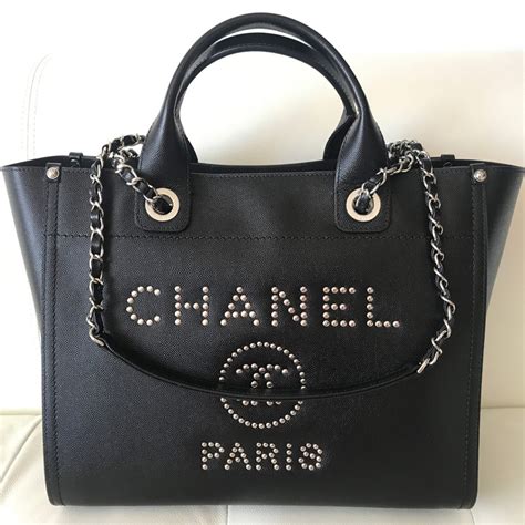 borsa chanel deauville prezzo|Chanel Deauville Tote Handbag .